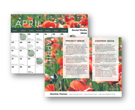 April 2019 Marketing Calendar