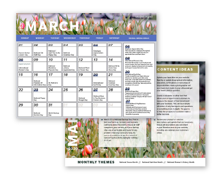 March 2020 Marketing Calendar