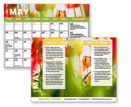 May 2020 Marketing Calendar