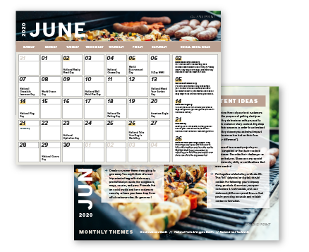 June 2020 Marketing Calendar
